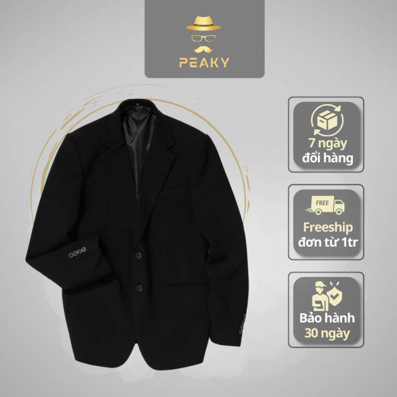 áo blazer đen