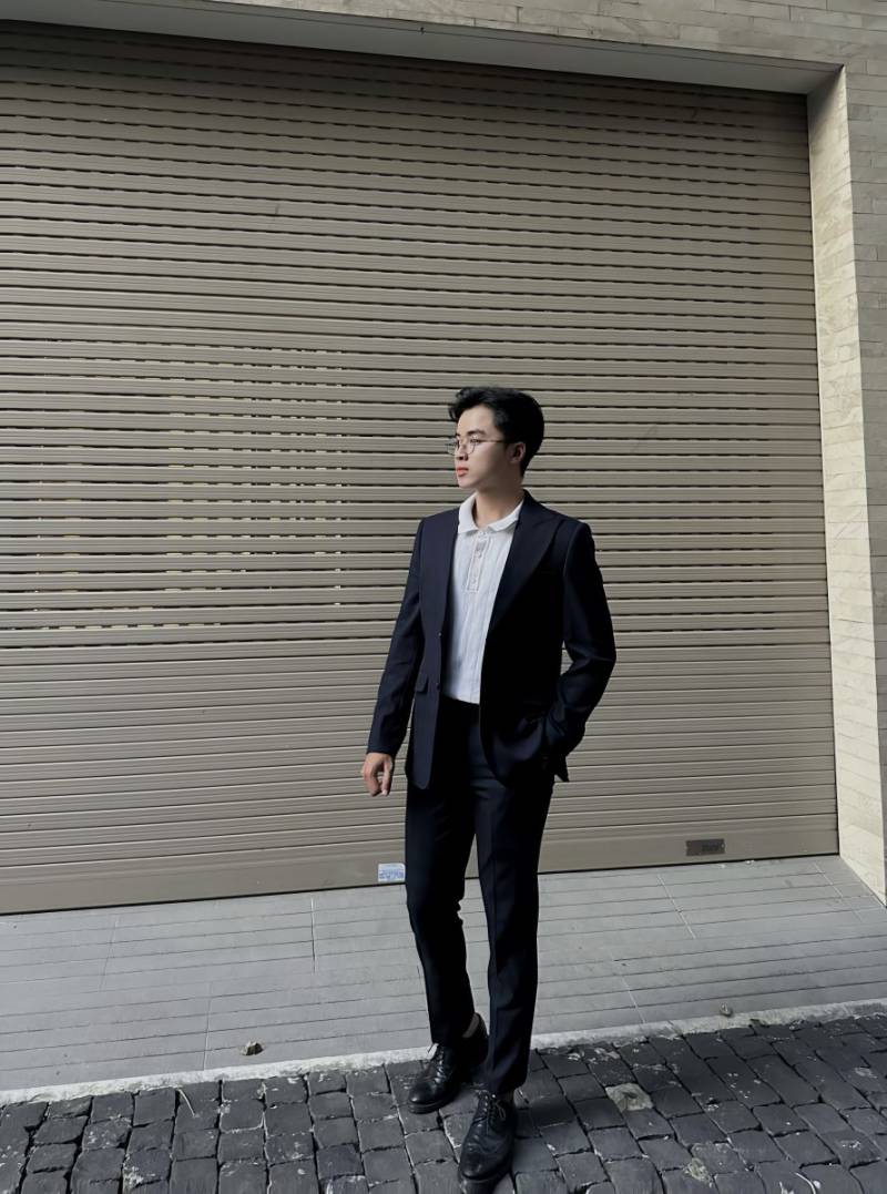 vest xanh navy