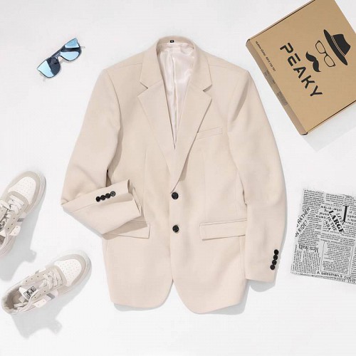 Áo Blazer Cream Basic