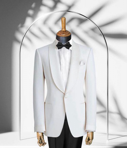 [ Đặt may ] Tuxedo Trắng BSTGG