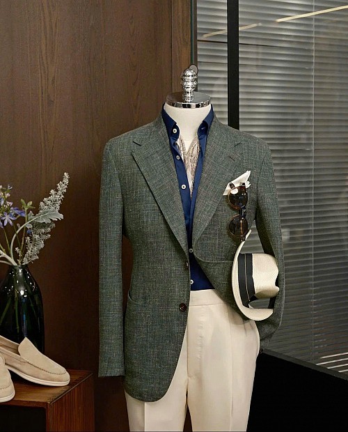 Blazer Nam May Đo Từ Vải Cao Cấp