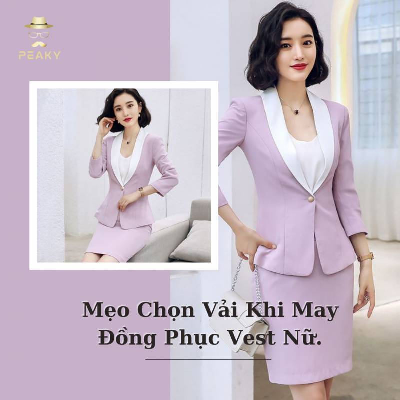 Mẹo Chọn Vải Khi May Đồng Phục Vest Nữ.