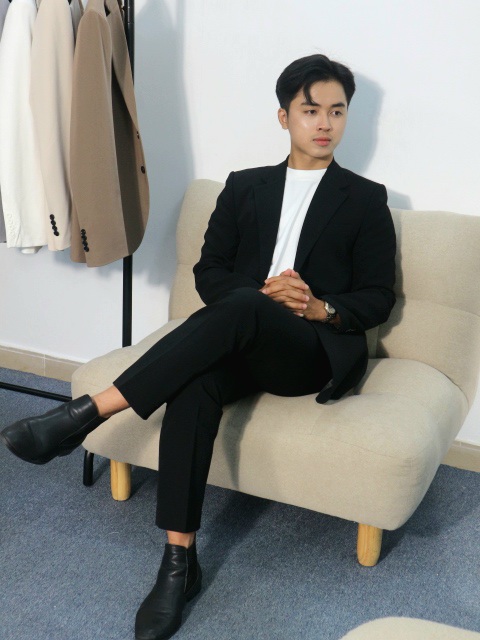 phối áo blazer nam